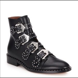 Givenchy Studded Leather Ankle Boot Size 39/8.5
